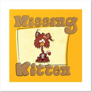 Missing Kitten Posters and Art